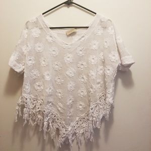 Crochet Flower Blouse